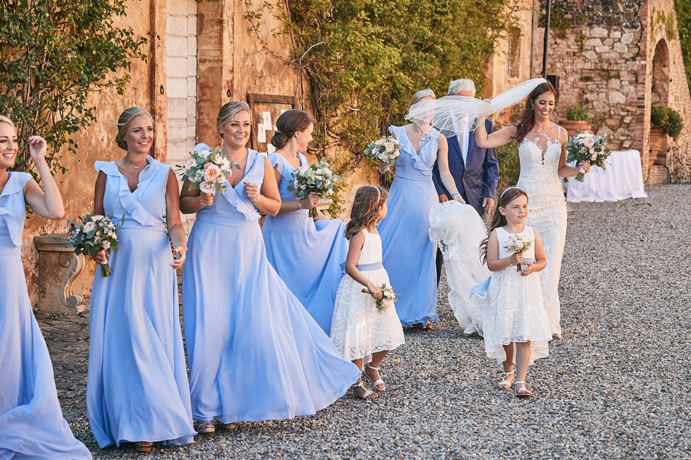 Real wedding reportage Tuscany