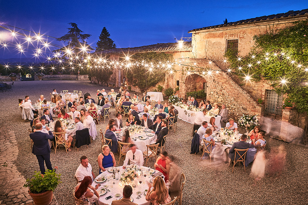 Tuscan countryside wedding